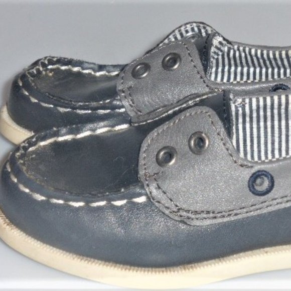 Vintage OSHKOSH SHOES Size 6 Oshkosh B'gosh Boat Shoes Kids Shoes #ALEX7-B-01 - Picture 1 of 7